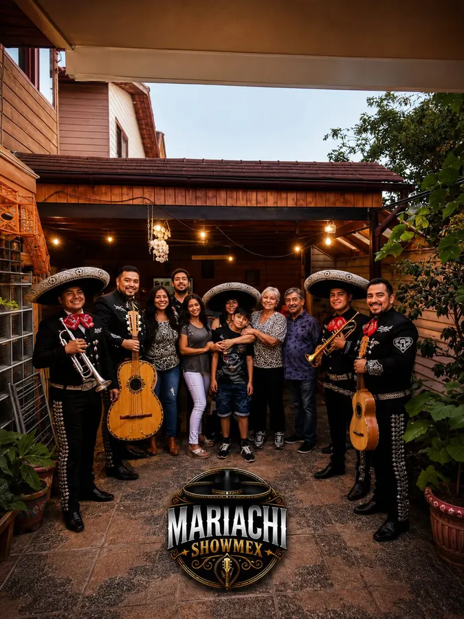 Serenata romántica de mariachi para un aniversario en Santiago